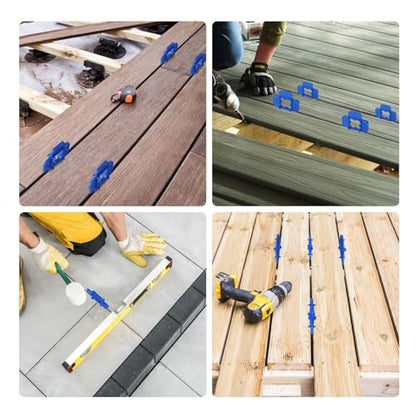 EEEKit 12 Pack Deck Spacers: 4 in 1 Deck Board Spacing Tool