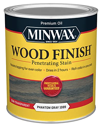 Minwax Wood Finish, Phantom Gray, 1 Quart