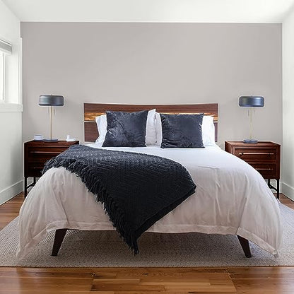 Glidden Interior Paint + Primer: Gray/Gray Marble, One Coat, Flat, 1-Gallon - color: Gray Marble, size: 128 Fl Oz (Pack of 1)
