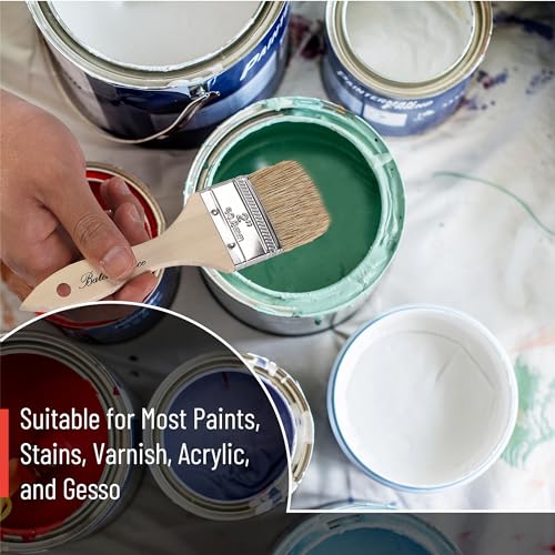 Bates- Chip Paint Brushes, 3 Inch, 12 Pack, Chip Brush, Brushes for Painting, Paint Brushes, Stain Brushes for Wood, Natural Bristle Paint Brush, 3 Inch Paint Brush, Chip Paint Brushes for Paint - size: 3 Inch, 12 Pack