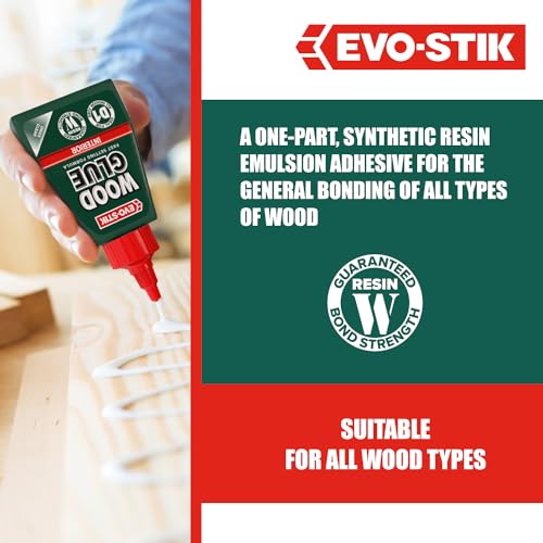EVO-STIK Wood Glue Clear - 125ml - Interior - Extra Strong - size: 125ML