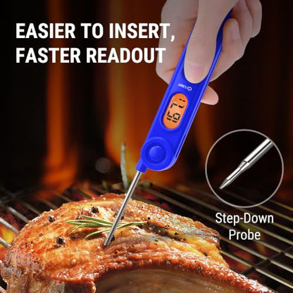 TempPro TempSwift Digital Meat Thermometer for Cooking - color: Blue