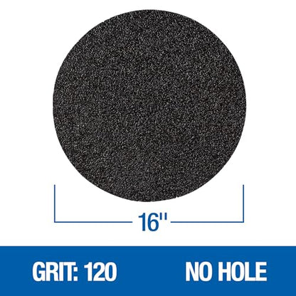 Mercer Industries 463120-16" Silicon Carbide Floor Sanding PSA Discs, Grit 120 (20 pack) - color: Psa, size: 16-Inch, style: Grit 120