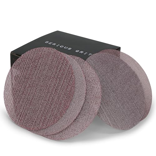Serious Grit - 5-Inch Ceramic Mesh Discs - P80-240 Assortment - 50 Pack - style: Mixed Grit