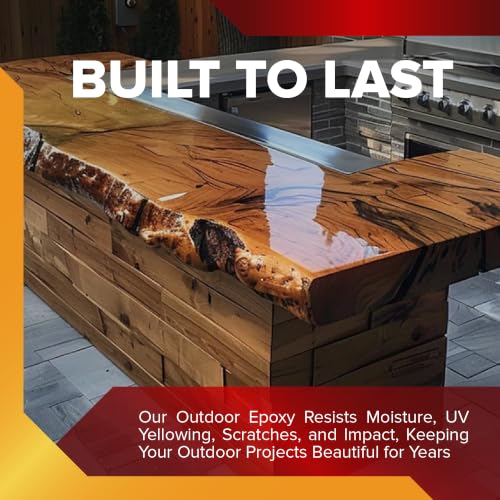 MAS EnviroTex Lite Outdoor Epoxy 24 Oz Kit, High-Gloss - size: 24 Oz