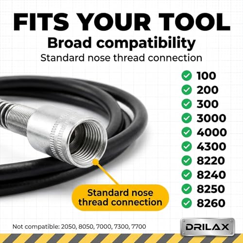 42 Inch Flex Shaft for Dremel Rotary Tools, Carving & Engraving by Drilax