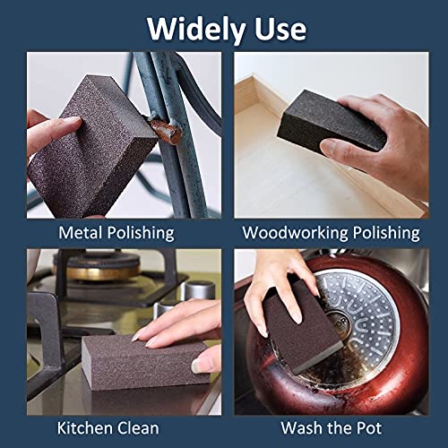 12Pcs 100 Grit Medium Sanding Block - size: 100 Grit(Medium)