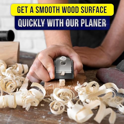 Wood planer Hand Tool 3.4x1.18", Stainless Steel, Adjustable Blade