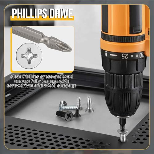 DTGN #8-32x9/16 Phillips Flat Head Machine Screw 304 Silver 30pcs - color: Silver, size: #8-32x9/16"
