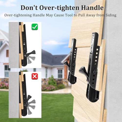Siding Tools Compatible with 5/16- Inch Fiber Cement Siding - style: Black
