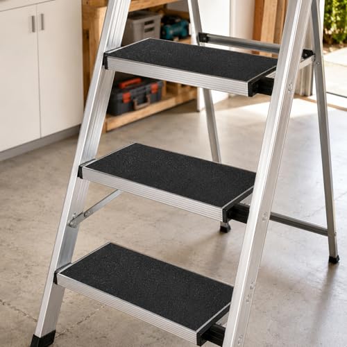 Black Anti Slip Tape 10in x 40ft, 80 Grit Waterproof Non Skid Grip Tape Roll for Ramps, Decks, Boat Decks, Warehouse Floors, Garages, Indoor & Outdoor Use - size: 10'' x 40 FT