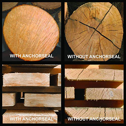 ANCHORSEAL 2 Log and Lumber End Grain Sealer, Prevents Checking, 1 Quart - size: 1 Quart