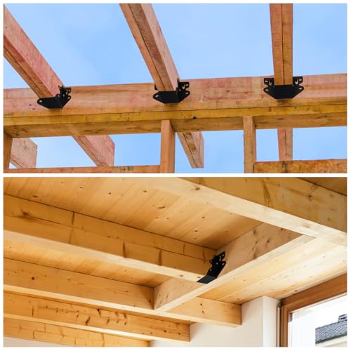 2x4 Joist Hanger 48Pcs,Q235B Steel Joist Bracket for Wood - size: 48PCS, style: 2''X4'' Joist Hanger