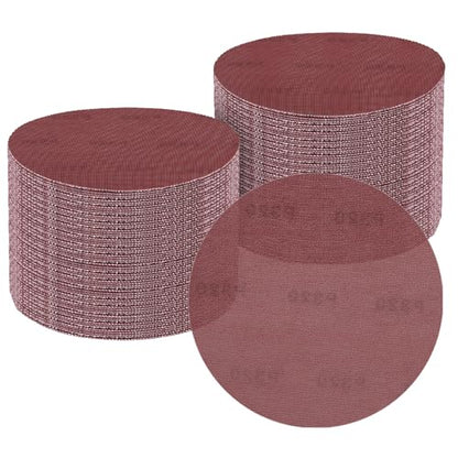 9 inch Mesh Sanding Discs 320 Grit 25Pcs Sandpaper for Drywall - style: 320 Grit