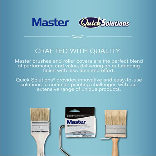 Bestt Liebco 997240120 Master 12' Deck Scrub Brush/Roller/Applicator, White - size: 12 in.