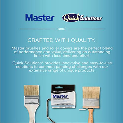 Bestt Liebco 997240120 Master 12' Deck Scrub Brush/Roller/Applicator, White - size: 12 in.