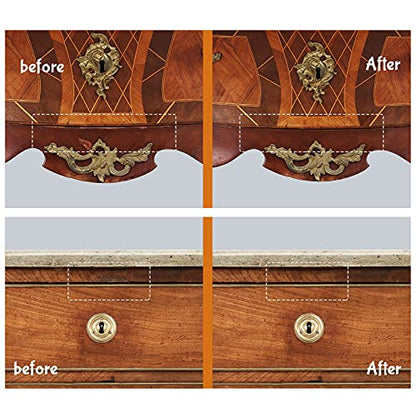REALINN Wood Furniture Repair Kit 8 Dark Colors, Wood Fillers - color: Dark