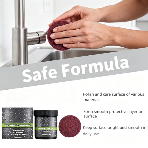 2027 New Polishing Compound,All-in-One Surface Restoration Polish with Pad