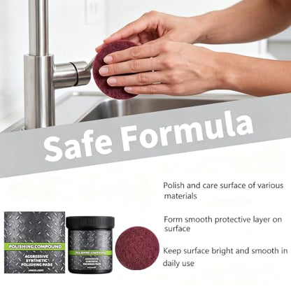 2027 New Polishing Compound,All-in-One Surface Restoration Polish with Pad