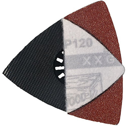 XXGO 4 Pcs 3.5 Inch 90mm Triangle Oscillating Multitool Sanding Pads - size: 3-1/2 Inch Triangle Sanding Pads - 4 Pcs