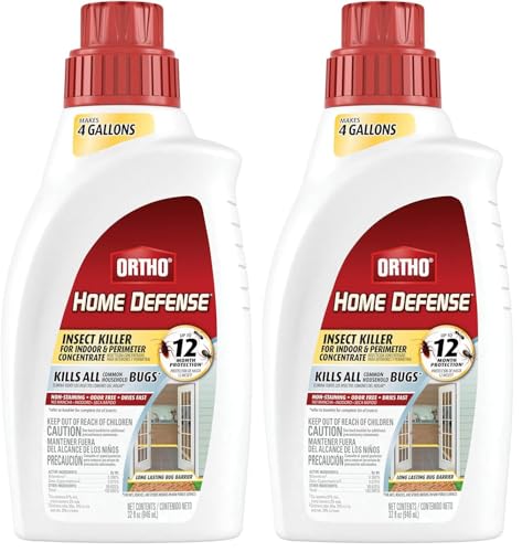 Ortho Home Defense Insect Killer for Indoor and Perimeter Concentrate - Kills Ants, Cockroaches and Spiders, 32 fl. oz.(Pack of 2) - size: 2-Pack