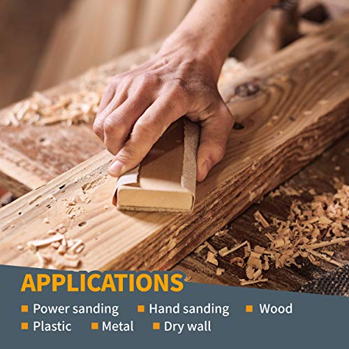 POWERTEC 4RA1108 Longboard Continuous Roll 2-3/4” By 25 Yard Sanding Paper, Gold 180 Grit Aluminum Oxide Abrasive Adhesive Backed Sandpaper for Woodworking - size: 2-3/4x25, 180 Grit