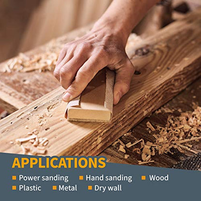 POWERTEC 4RA1108 Longboard Continuous Roll 2-3/4” By 25 Yard Sanding Paper, Gold 180 Grit Aluminum Oxide Abrasive Adhesive Backed Sandpaper for Woodworking - size: 2-3/4x25, 180 Grit