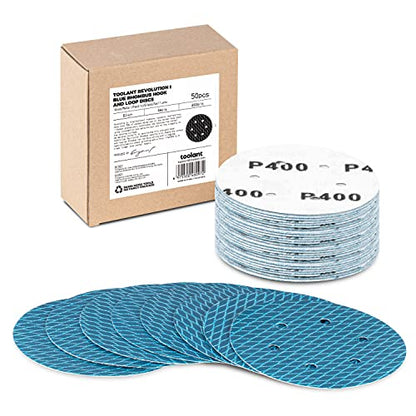 toolant Diamond Shape 6 Inch 400 Grit Sanding Discs, 50Pack - style: (6 inch)400 grit