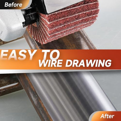 Surface Conditioning Tool 80 Grit Abrasive Drawing Polishing Drum - style: 80 grit with sandpaper