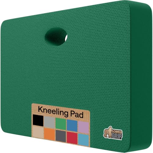 GORILLA GRIP® Extra Thick Foam Kneeling Pad for Gardening, 17.5x11 Grass - color: Grass