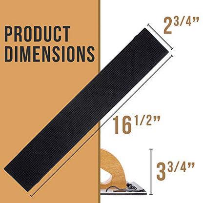 TCP Global Wooden Handle Longboard Sander 16-1/2" x 2-3/4" - size: 16-1/2" Long