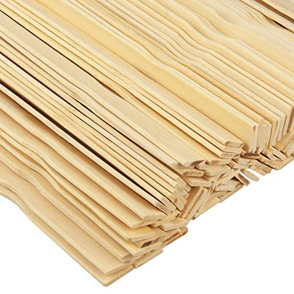 Paint Mixing Sticks 300 PCS 14 Inch Wood Stirrers, Wooden Stirrers Mixing Sticks for DIY Crafts, Painting, Crafting Resin Wood Paddle, Hobby Projects, Garden, by GNIEMCKIN - size: 300 PCS 14 Inch