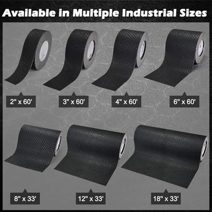S&X Anti Slip Tape 18in x 33ft Grip Tape for Stairs & Ramps, Patterned - size: 18" x 33 FT