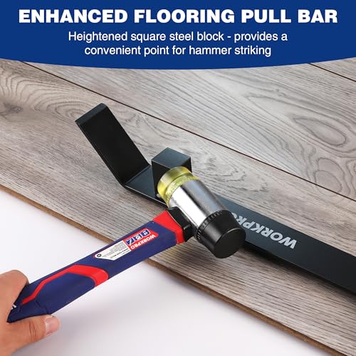 WORKPRO 17'' Heavy Duty Pull and Pry Bar, Flooring Installation Tool