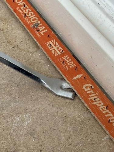 CCA Jimmy bar Tack lifter Pry bar tool for lifting gripper rods and floor trims. Mini crow bar claw tool, double ended nail remover