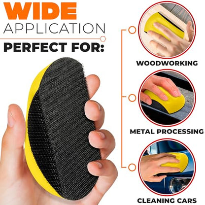 Mouse Sanding Blocks 2 Pcs, Hand Sander for Wood, Auto Body, Crafts