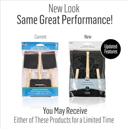 Plaid Enterprises 44269 Foam Brushes, 44269 (3 Pack)