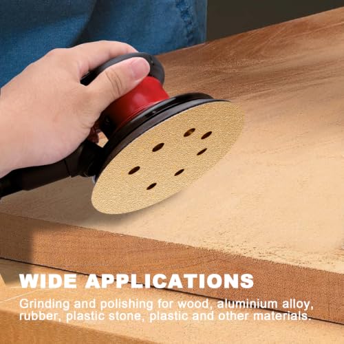 AEROPRO Tools 5 Inch Sanding Discs Hook and Loop, 80/120/240/320/400 Grit