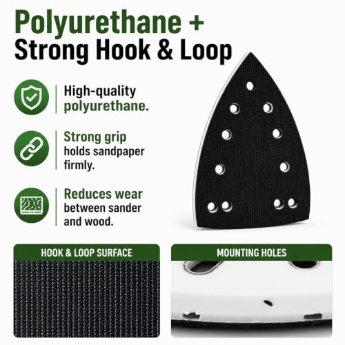 2-Pack DTS400 Sanding Pad Compatible Festool, 100x150mm