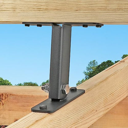 3 Pack Heavy Duty Stainless Steel 304 Pergola Roof Riser Beam Brackets (3 Pack)