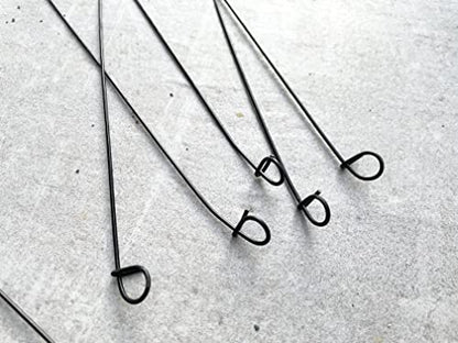 Sandbaggy Double Loop Rebar Wire Bar Ties | 16 Gauge | Made of Industrial Grade Wire | Great for Securing Rebar, Sandbags & More | Extra Long Length (18 Inch Length, Pack of 1000) - size: 18 Inch Length, style: Pack of 1000