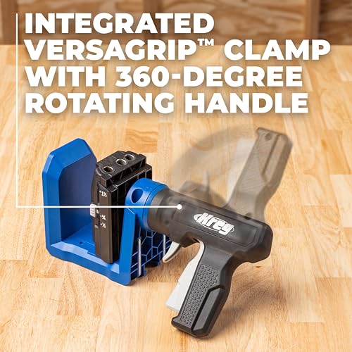 Kreg Pocket-Hole Jig 520PRO, Jig Only, 60 Screws, KPHJ520PRO2