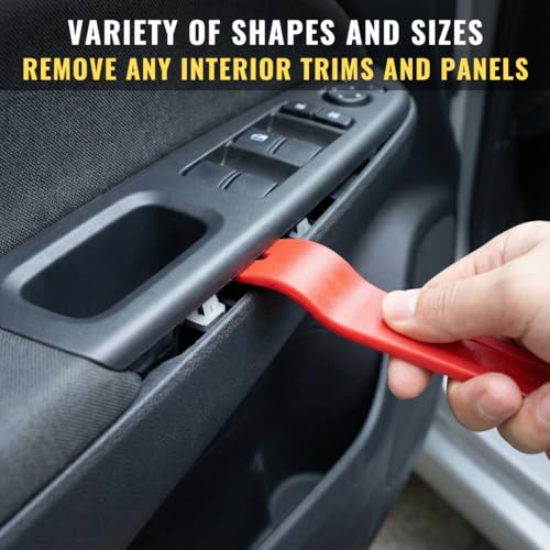 Auto Trim Removal Tool Set (No Scratch Plastic Pry Tool Kit) - Auto Trim Tool Kit Car Tools, Easy Door Panel Removal Tool, Fastener Removal, Clip, Molding, Dashboards, Interior Trim Tools