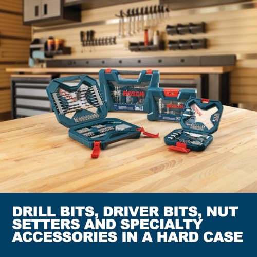 Bosch MS4091 91 pc. Drilling and Driving Mixed Bit Set