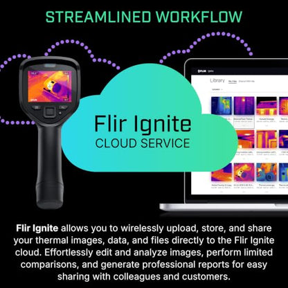 Flir E5 Pro Thermal Imaging Camera, WiFi, 160x120 MSX, Ignite Cloud - color: E5 Pro Wifi
