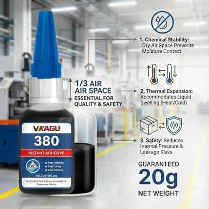 380 Super Glue Black High-Viscosity Instant Adhesive 20g Suitable for Metal Plastic and Rubber 4 Pack - size: 380, style: 4 Pack
