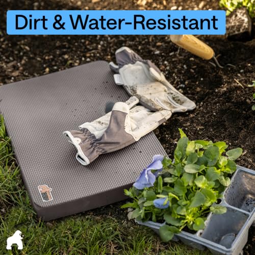 GORILLA GRIP® Extra Thick Foam Kneeling Pad for Gardening, 17.5x11 Gray - color: Gray