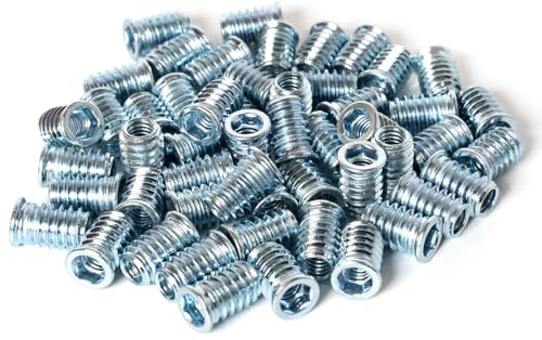 5/16-18 Threaded Inserts for Wood 20mm Length Furniture Screw in Threaded Insert Nuts 40 Pieces - size: 5/16-18 x 20mm*40pcs