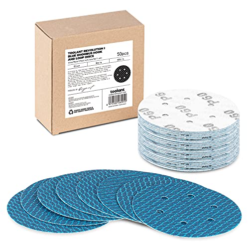 toolant Diamond Shape 6 Inch 60 Grit Sanding Discs, 50Pack - style: (6 inch)60 grit
