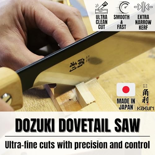 KAKURI Dozuki Dovetail Saw 8.2" Replacement Blade – Made in Japan - style: Japanese Dovetail Saw (Replacement Blade)